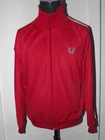 Fred Perry Track  Jacket  Full Zip Red Orginal (S) Shirt Jersey