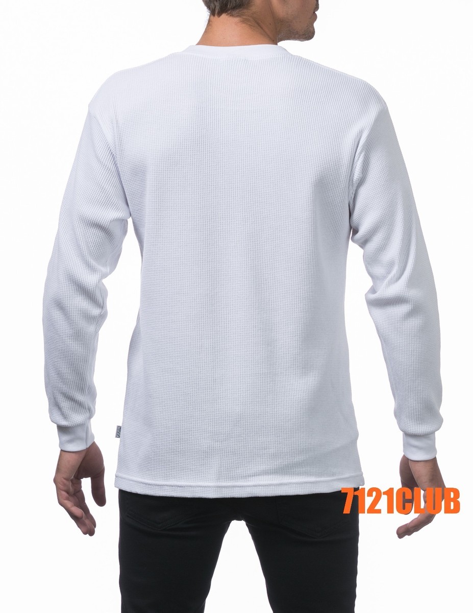 T-shirt girocollo da uomo pesante cotone a maniche lunghe Pro T-shirt girocollo da uomo pesante cotone a maniche lunghe Pro
