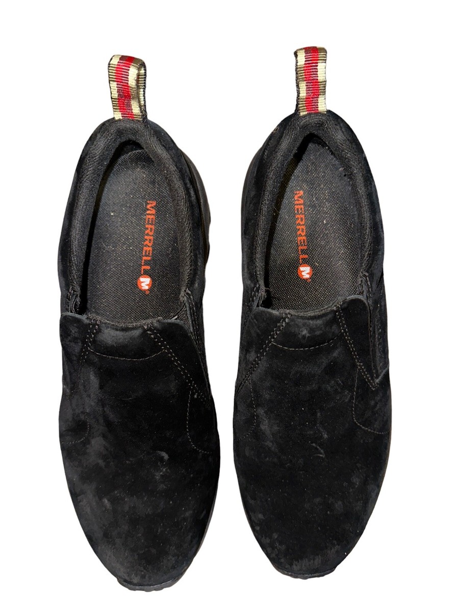 Merrell Jungle Moc Mens 9 Black Suede Slip On Hiking Shoes J60825 Merrell J60825 Men main image 4