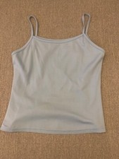 In good condition Light Blue spaghetti Blouse / Top - Size S *Free Post