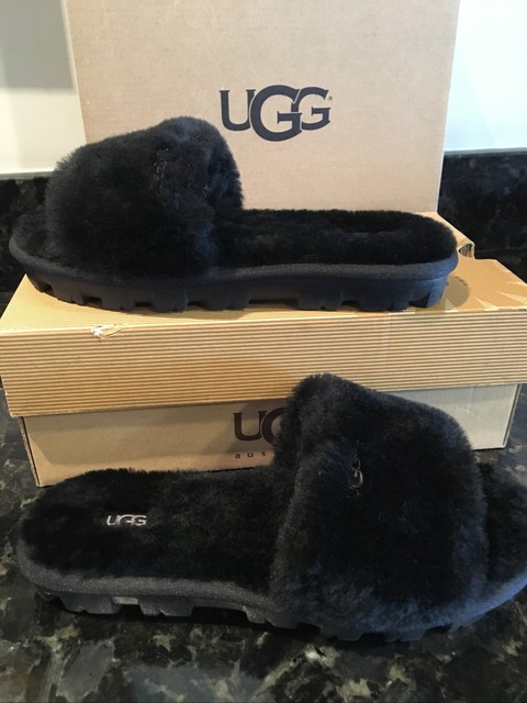Womens UGG Cozette Slides Slippers Size 6 Pink 1100892 Genuine Sheepskin for sale online | eBay