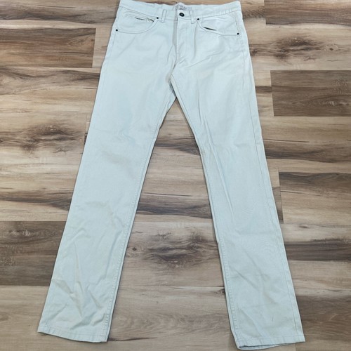 Zara Man Beige Straight Leg Jeans Size 