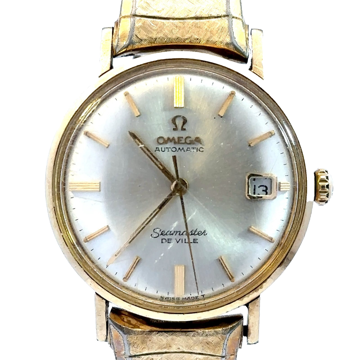 RARE Vintage Omega Automatic Seamaster De Ville 14K Gold KleerBack