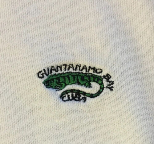 Vtg 80s Guantanamo Bay Cuba Faded Sweatshirt S USA Boxy Military Army Grunge 90s - Picture 2 of 12