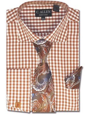 Chris Allen Coco Checkered Dress Shirt 