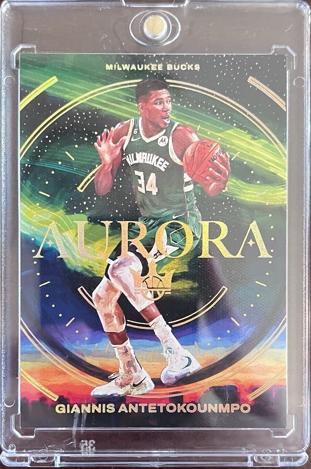 2022-23 Panini Court Kings Aurora Giannis Antetokounmpo #3 MINT Bucks