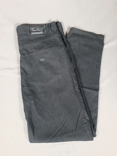 Thomas Burberry Jeans Herren 38R Large Grau Straight Leg Hose St Louis VINTAGE