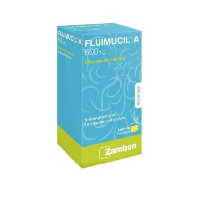 Fluimucil A 600mg Effervescent Tablet 10s Lemon Flavor Clear Phlegm Relief Cough