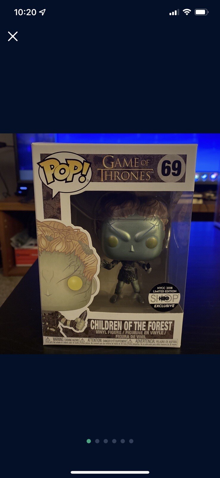 En Oferta Funko Pop! Game Of Thrones Figure - Children Of The Forest (Metallic) #69