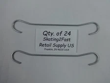 24 Qty Steel Double C-Hook 6" Drop Grid Ceiling Hanger Suspended Tile Grid Track