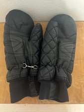 Vintage 80s Saranac Mittens Genuine Cowhide Leather Ladies Large - Women Gloves