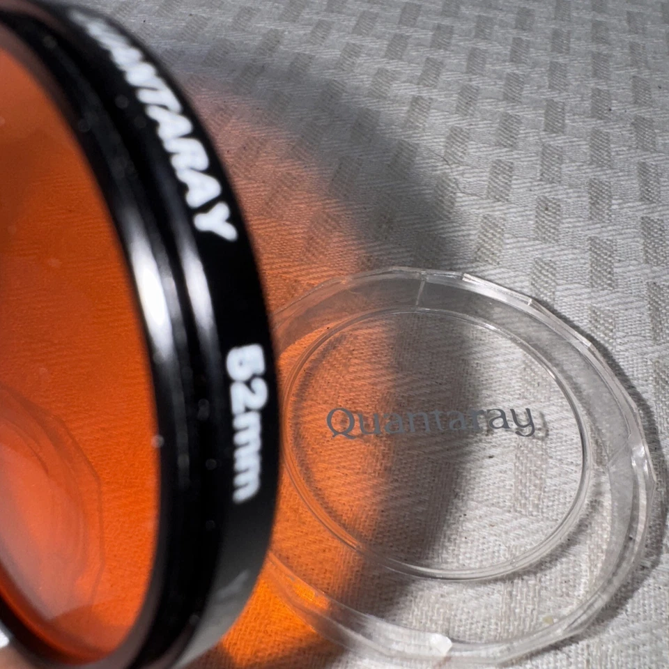 QUANTARAY Orange YA2 52mm Spot filter Japan Screw In Filter with Case - Image 3 of 4