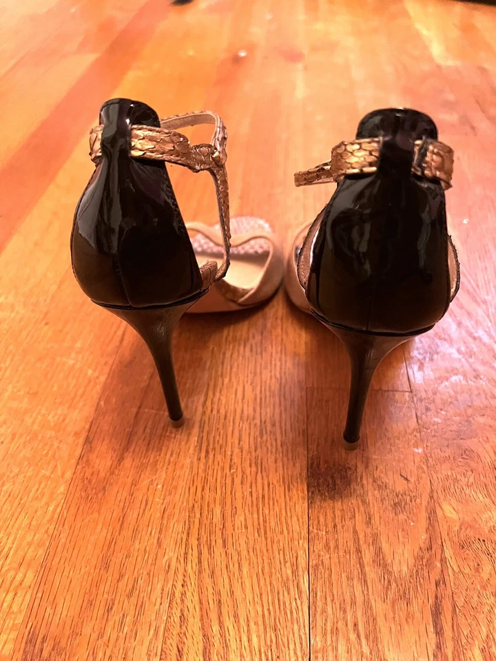 SALTOS JEAN-MICHEL CAZABAT CAMURÇA BRONZEADA OZARA TAMANHO 38.5 - Imagem 3 de 4