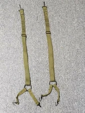 USMC O.D.  SUSPENDERS. SET OF 2.