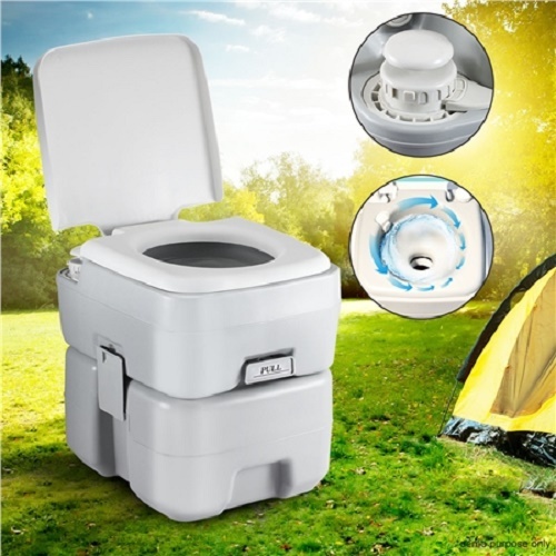 Portable 20l Flushing System Water Tank Outdoor Camping Restroom Toilet Grey for sale online eBay