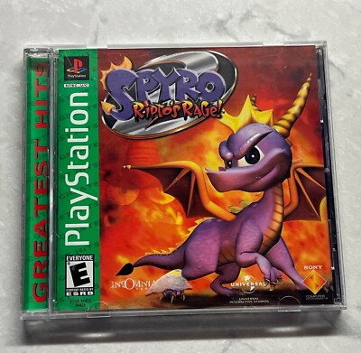Spyro 2: Ripto's Rage (Sony PlayStation 1, 1999)w/ Manual TESTED