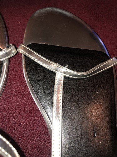 Women’s Target Merona Silver Size 9 Sandles-New Without Tags - Picture 8 of 12