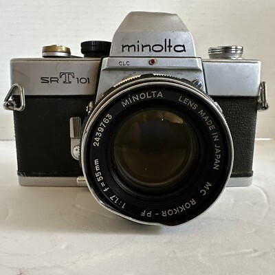 ジャンク　Minolta SR-T 101 フィルムカメラセット Minolta SR-T 101 35mm Film Camera With Lens AS IS | eBay