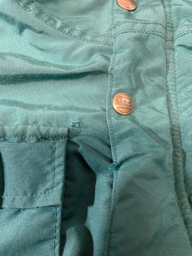 Vintage L.L. Bean Women's Baxter State Jacket Medium Blue Full Zip Wool Lined - Picture 4 of 4