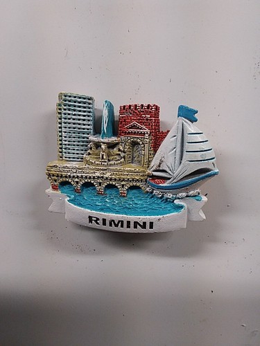 MAGNETE CALAMITA RESINA SOUVENIR FRIDGE MAGNET RIMINI EMILIA-ROMAGNA
