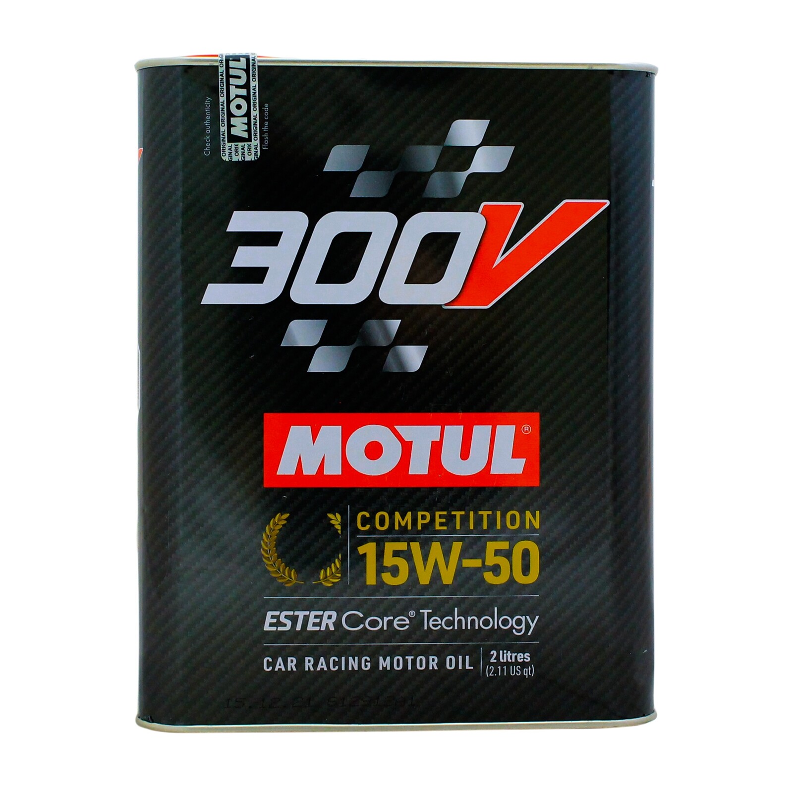 Motul 300V Competition 15w-50 Ester Technology Racing Car Engine Oil - 2 Litres
