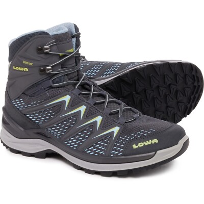 NWOB Lowa Made in Europe Innox Waterproof Pro Gore-Tex Mid Hiking Shoes, Gray, 6