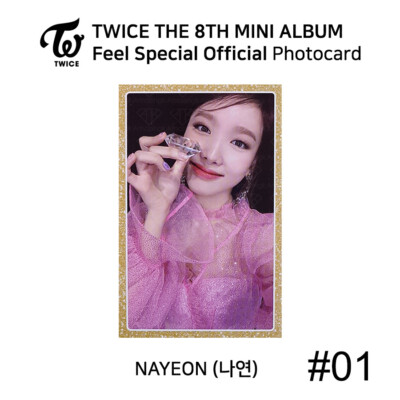 TWICE 8th Mini Album Feel Special Official Photocard NAYEON | eBay