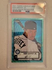 2021 Topps Chrome Refractor Ken Griffey Jr. #393 Auqa Wave Refractor  PSA 9
