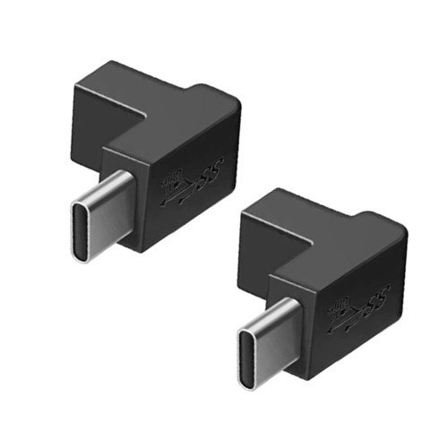 Type C Female to Male Adapter Elbow/Straight Connectors for Quick Data Transfer - Picture 4 of 13