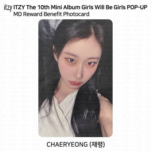 ITZY The 10th Mini Album Girls Will Be Girls POP-UP STORE Benefit Photocard MD - Picture 5 of 21