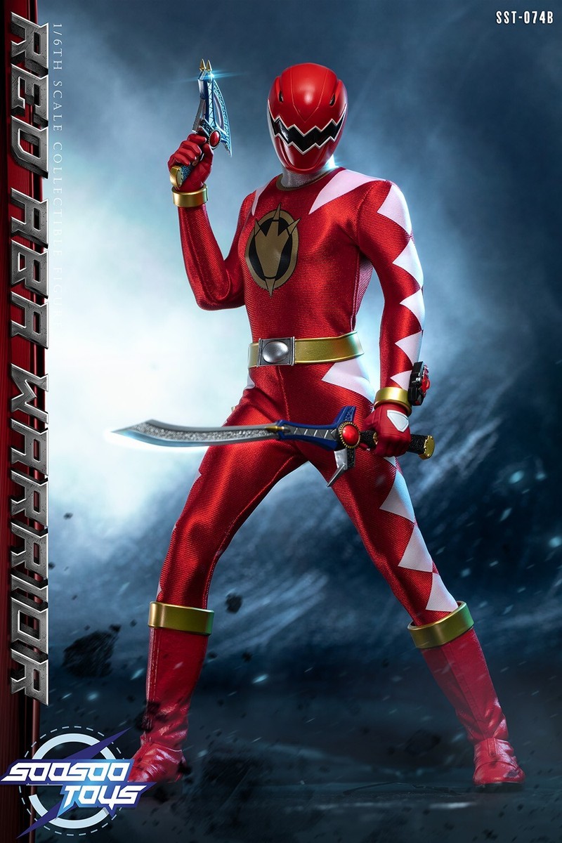 Soosootoys SST-074B 1/6 Red Aba Warrior Collectible Action Figure