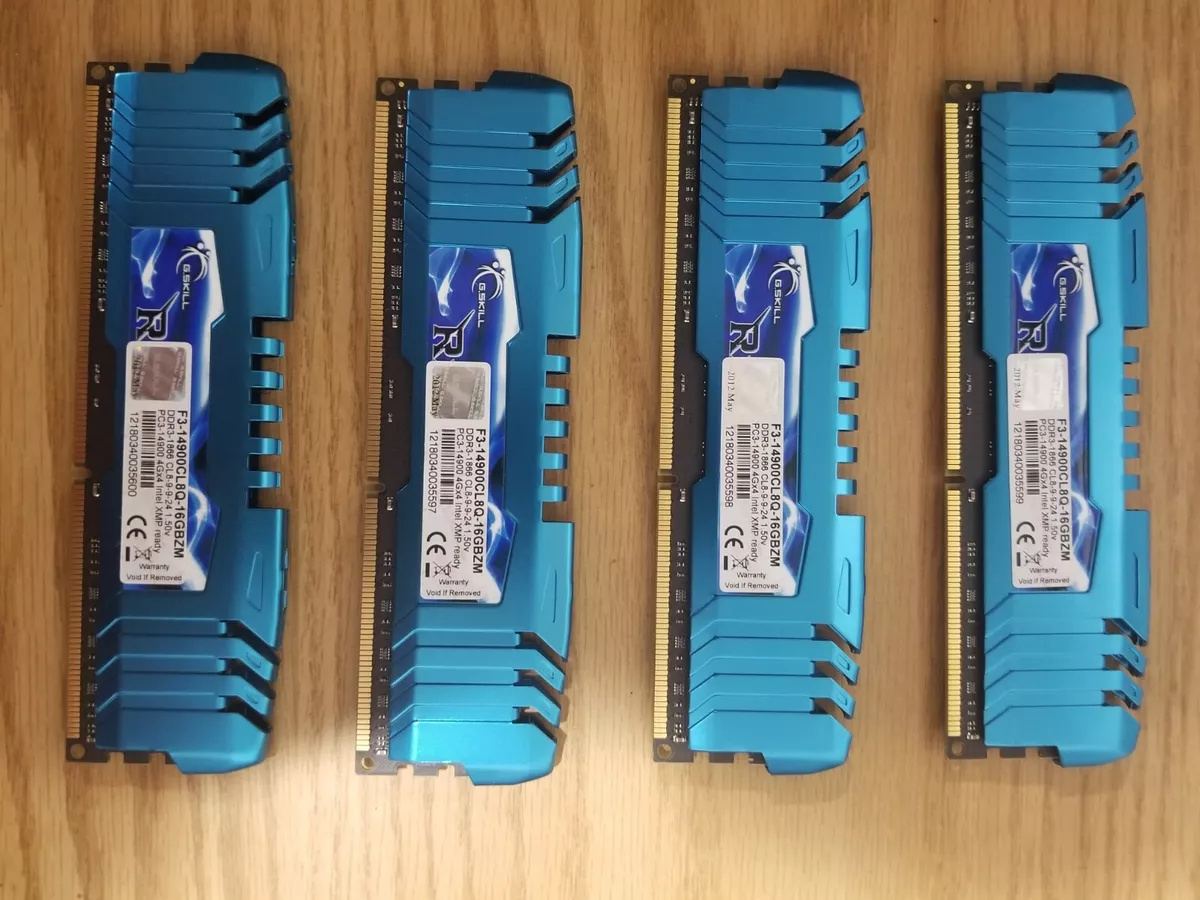 Escarpado Típico Curso de colisión G.Skill RipJaws Z 16GB 4x4 GB 1866 MHz CPU Memory Low Cas Latency DDR3 RAM | eBay Escarpado Típico Curso de colisión G.Skill RipJaws Z 16GB 4x4 GB 1866 MHz CPU Memory Low Cas Latency DDR3 RAM | eBay