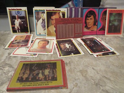 1979 STAR TREK: THE MOTION PICTURE COMPLETE SET OF 88 & 22