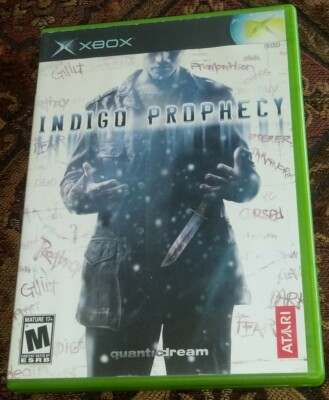 Indigo Prophecy Microsoft Xbox Original 2005 Atari Mature Complete in Case /Book