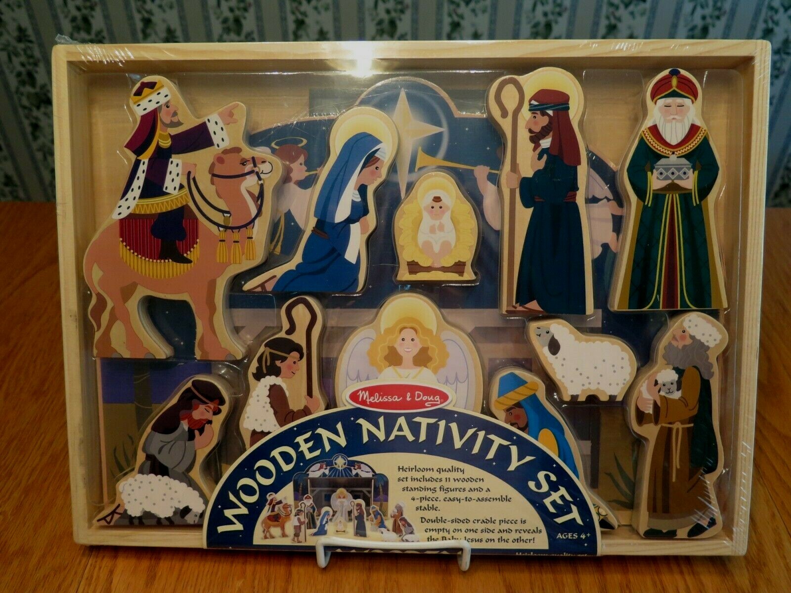 melissa and doug wooden nativity set