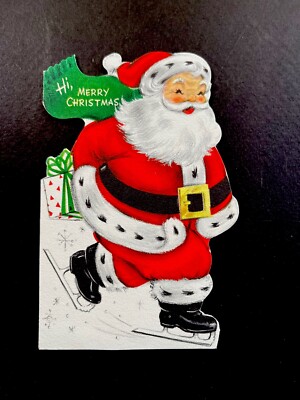 VTG Unused Hallmark Xmas Greeting Card Adorable Red Horse Pony All Decked Out