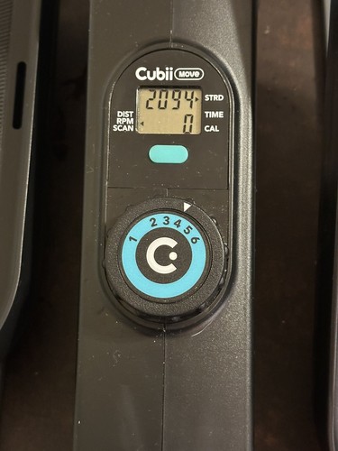 CUBII JR MOVE UNDER Desk Elliptical Bike Pedal Exerciser Portable Seated F5A1 - Picture 3 of 7