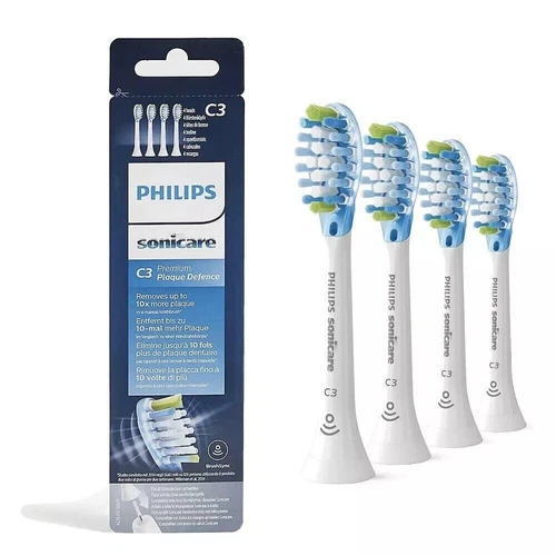 Philips Sonicare C3 Optimal Premium Plaque Bürstenköpfe HX9044 4/8x Schwarz Weiß - Foto 18 di 37