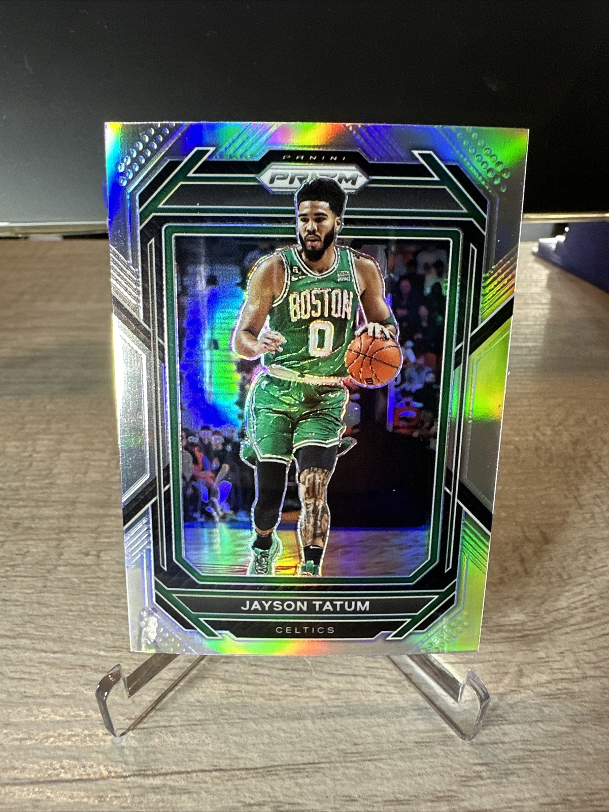 2022-23 Panini Prizm Jayson Tatum Silver Prizm #17 Celtics