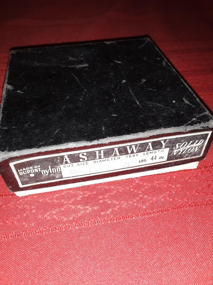 1950　old' ''ASHAWAY'' Vintage Ashaway Solid Nylon Fishing Line | eBay