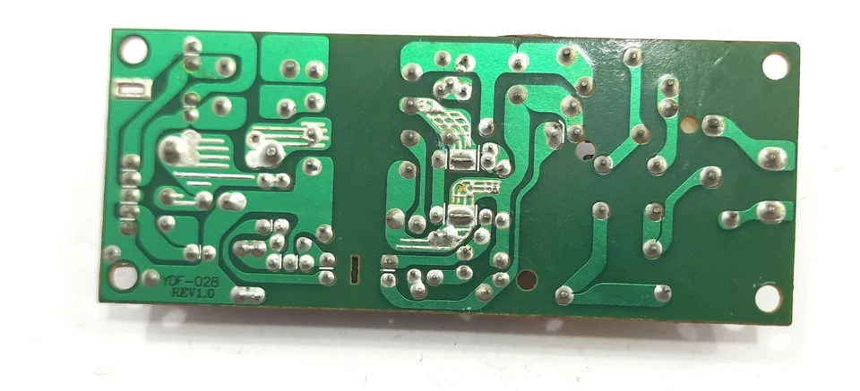 YDF-028 Rev 1.0 Netzteil PCB Platte T1AL250V Eingang 220VAC Leistung 12/5 Vdc - Bild 4 von 4