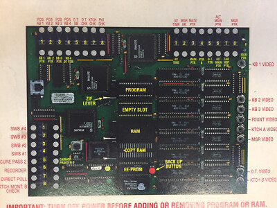 Top In Plastica Ordermatic Order-Matic Per Menu Drive-In - Usato (Vedi Foto)