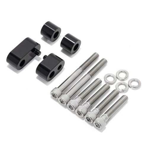 3/4" Driver Floorboard Spacer Extension Kit for Harley Touring Street Glide FLHX - Picture 3 of 5