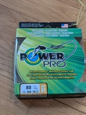 PowerPro Braided Fishing Line 300yrds 80lb Yellow !!!!