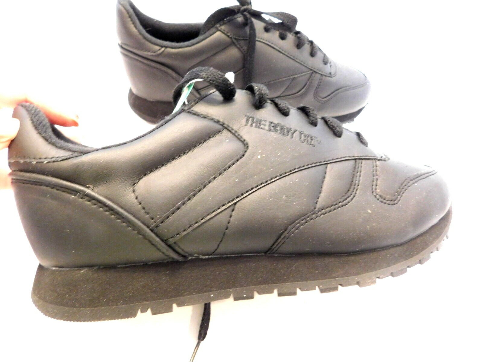 SAOLA NUOVO! THE BODY COMPANY DONNA NERO. CRAVATTA IN PELLE OXFORDS TAGLIA 7 5 W