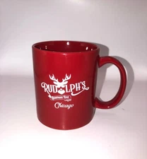 Rudolph's Christmas Bar Red Mug - Santa Baby Chicago - Coffee Hot Chocolate Tea
