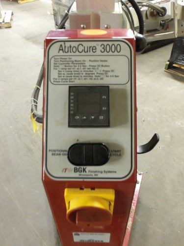 ITW BGK AUTOCURE 3000 INFRARED LIGHT PAINT CURING SYSTEM AUTO BODY SHOP ...