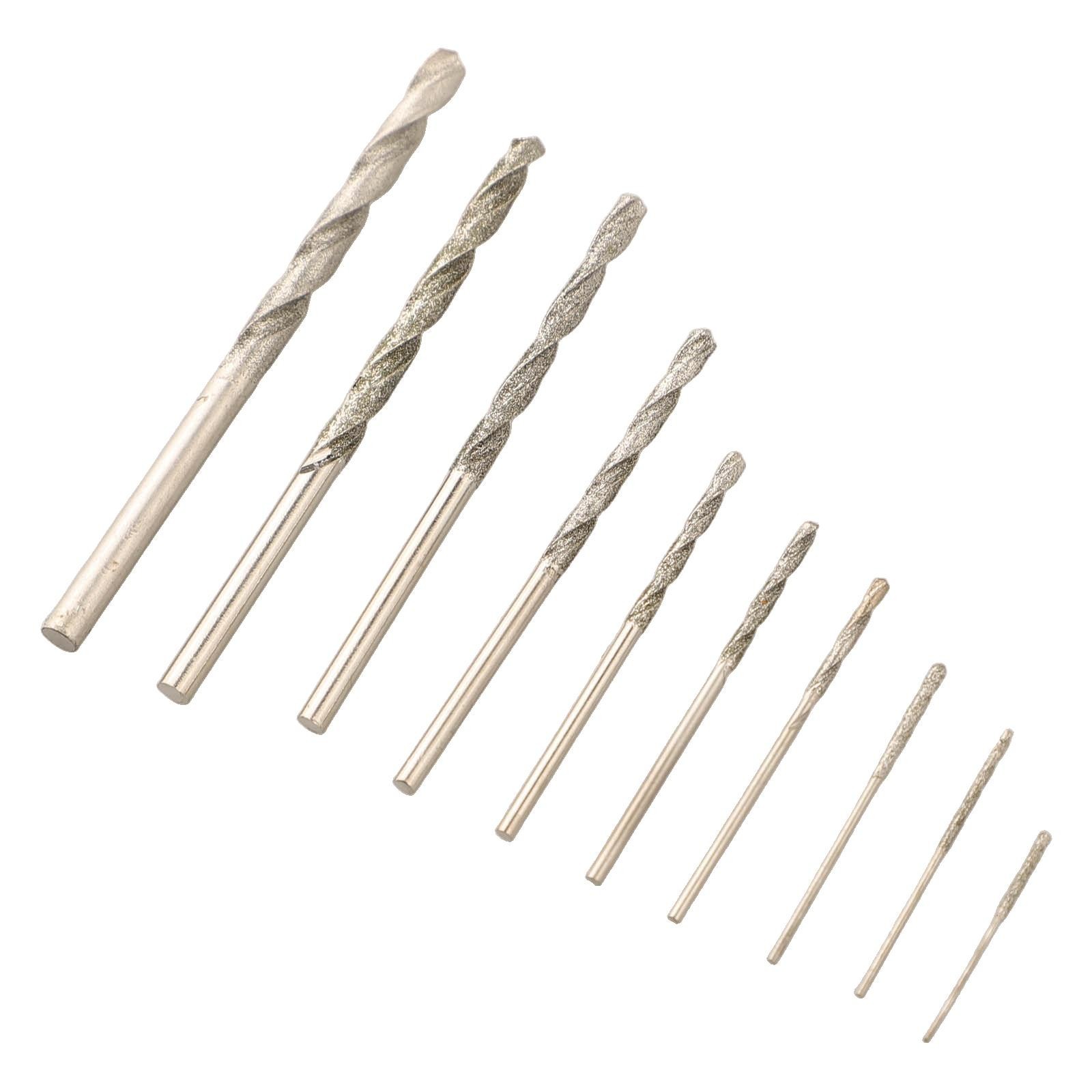 10 Pezzi Keen Edged Trapano con Filettatura Scanalatura Design per Rapida Scarico Trucioli