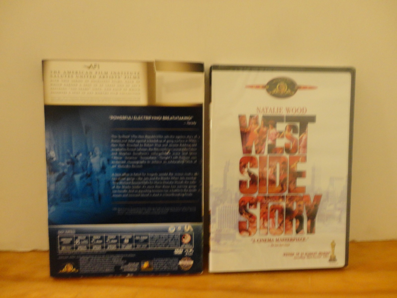 WEST SIDE STORY DVD & SLIPCOVER ORIGINAL 1960's NEW FACTORY SEALED NATALIE WOOD