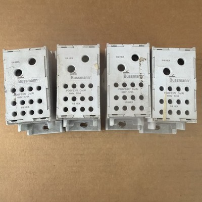 Cooper Bussmann PDBFS377 Power Distribution Block 600V 570A Module QTY 4.    AF3